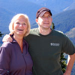 It was an amazing day for Linny and their son, Glenn, as they hiked up Poe Mountain!